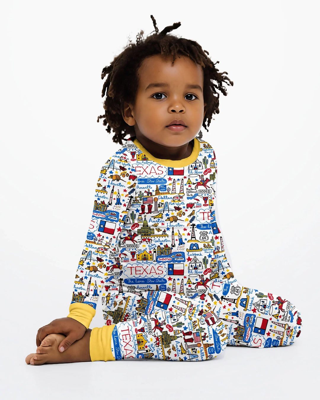 Lone Star State Bamboo Two Piece Long Sleeve Pajama Set