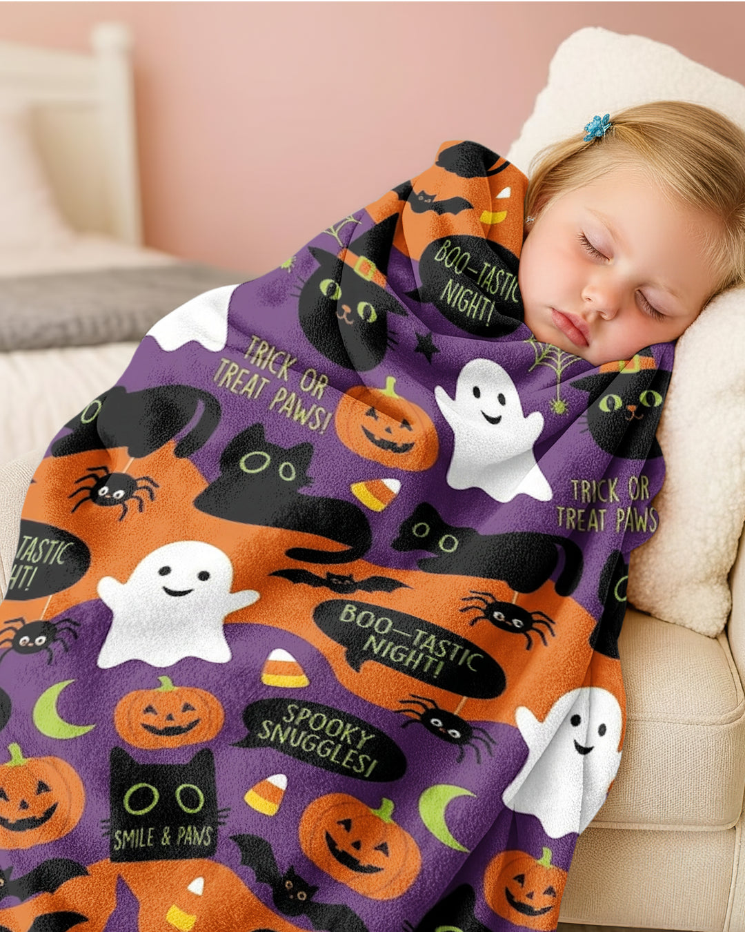 Boo-Tastic Night Bamboo Blanket