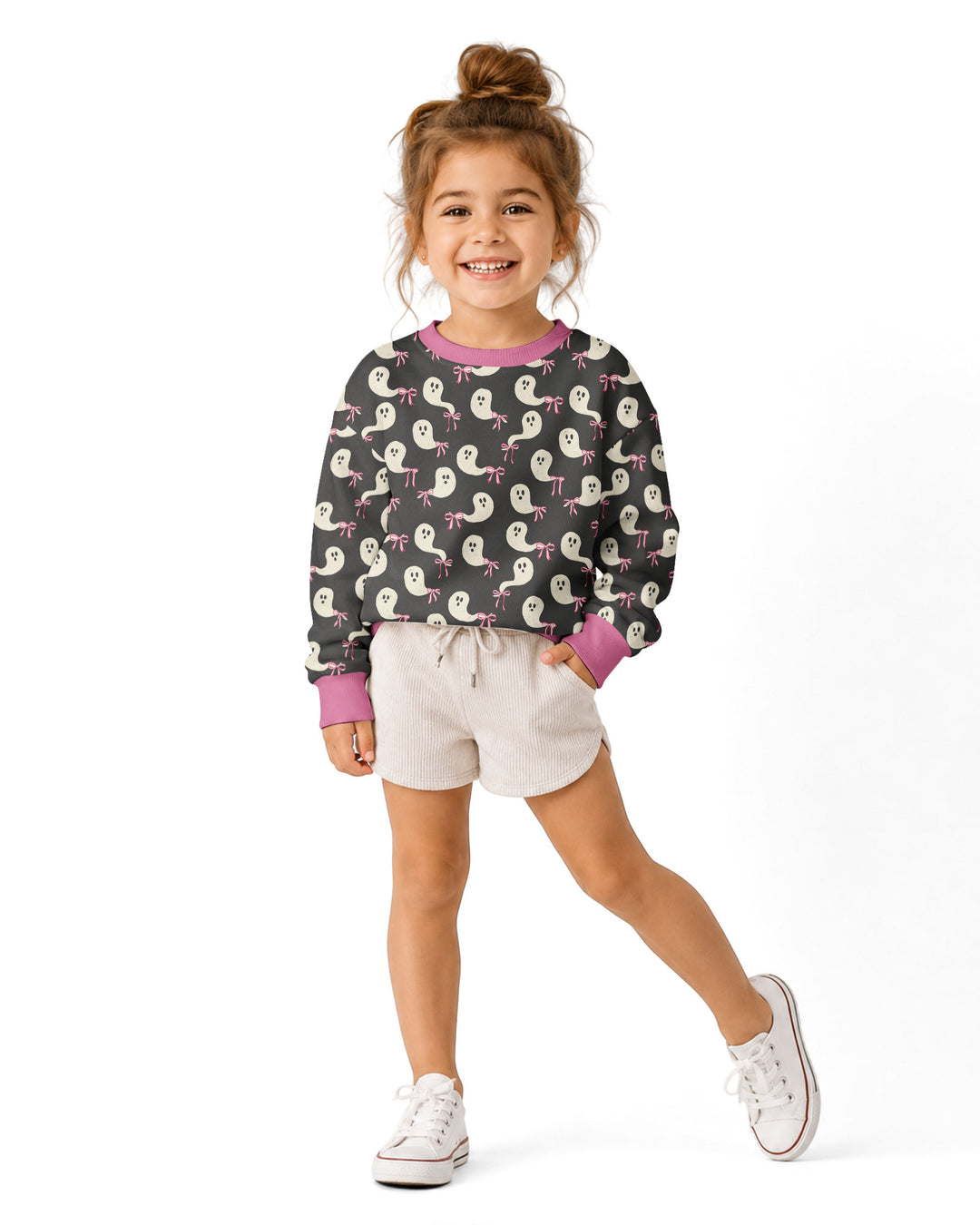 Little Ghosts Bamboo Crewneck Sweatshirt