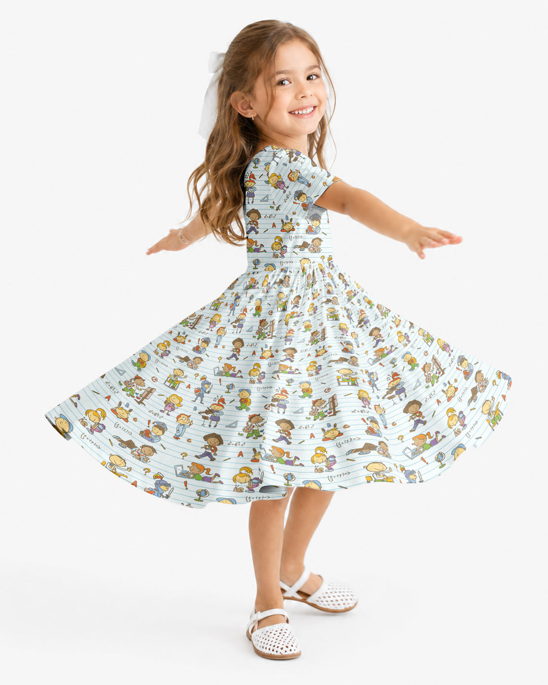 School Days Adventure Bamboo Twirl Dress