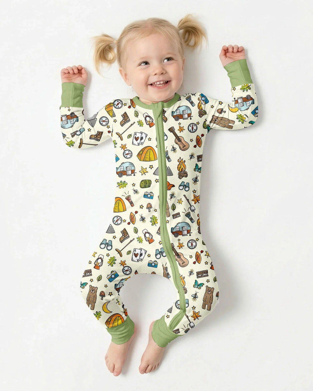 Love Camping Matching Family Bamboo Convertible Zippy