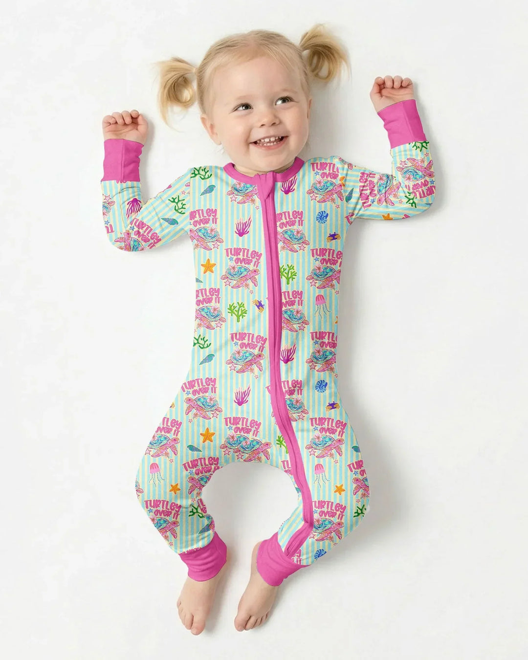 Turtley Over It Family Matching Bamboo Convertible Zippy