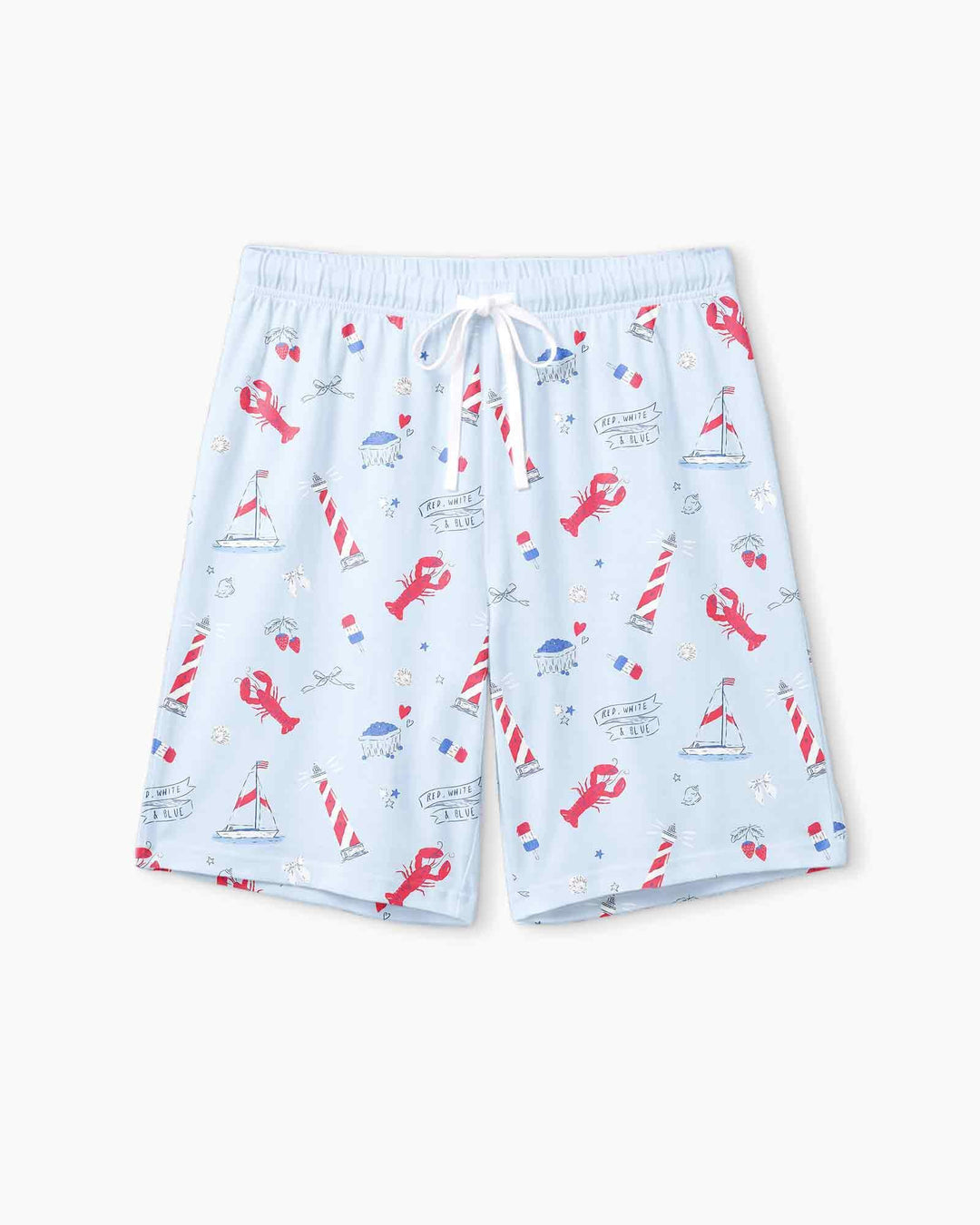 East Coast Bamboo Men Short Sleeve Short Pajama Set