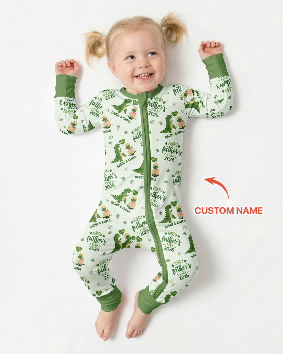 Custom Name Fathers Day 2026 Bamboo Convertible Zippy