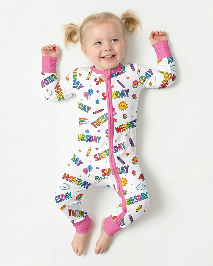 Days of the Week Bamboo Convertible Zippy