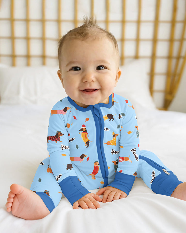 Autumn Dachshund Kids Bamboo Convertible Zippy