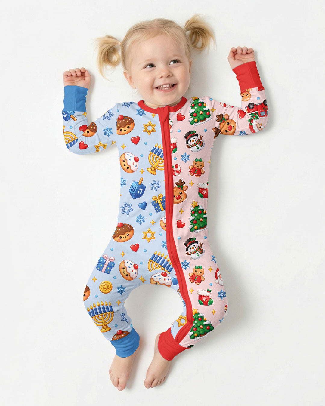 Merry Chrismukkah Bamboo Convertible Zippy
