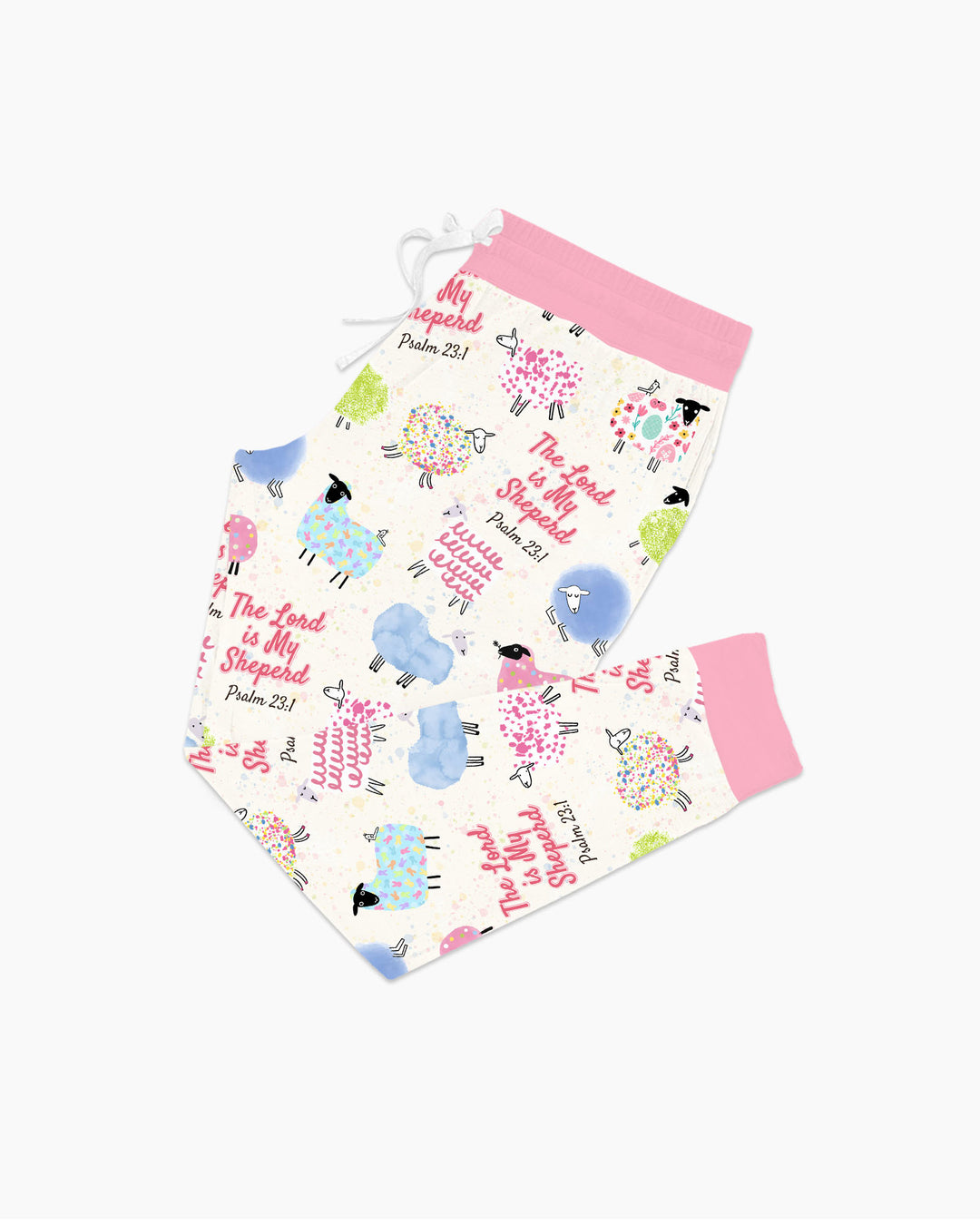 The Lord Is My Shepherd Psalm 23 Bamboo Women Pajama Set