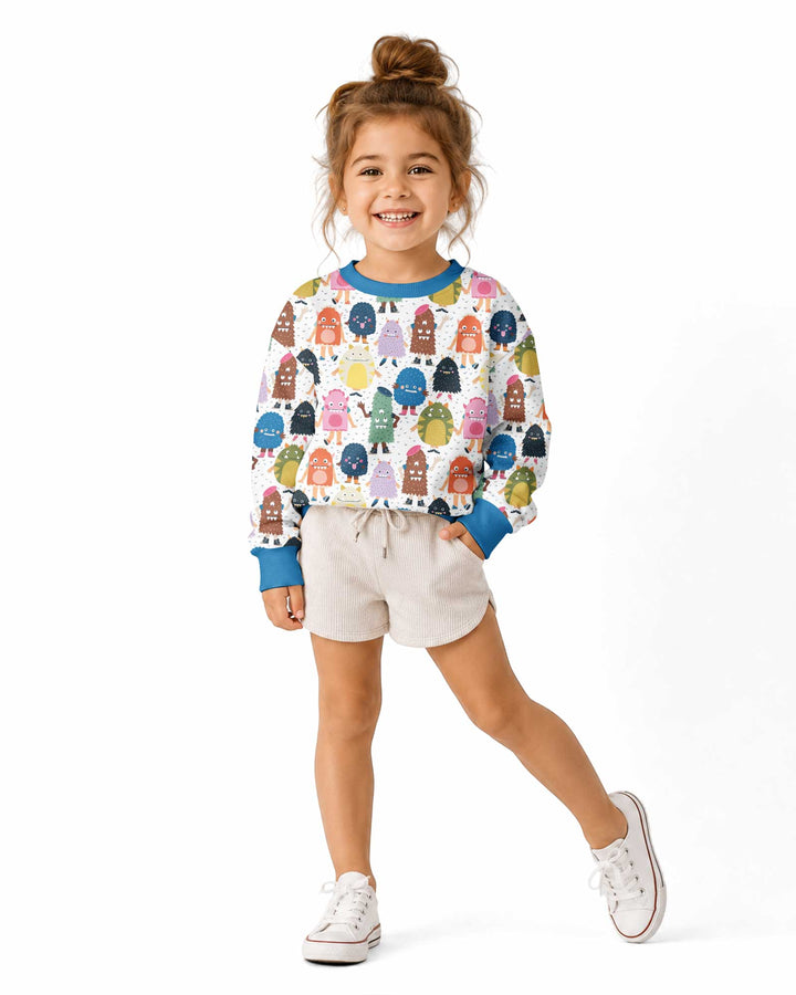 (Not So) Scary Monsters Bamboo Crewneck Sweatshirt