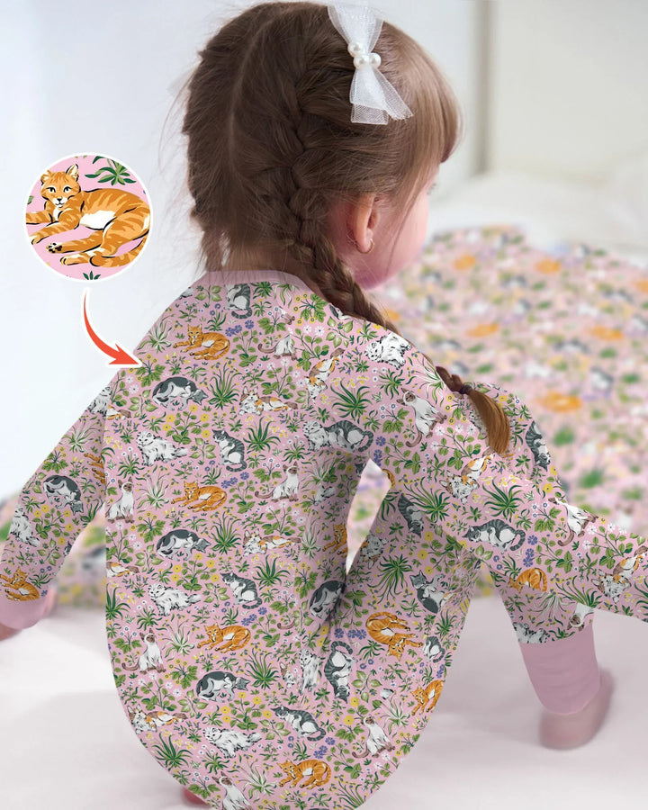 Kitten Garden Family Matching Bamboo Convertible Zippy
