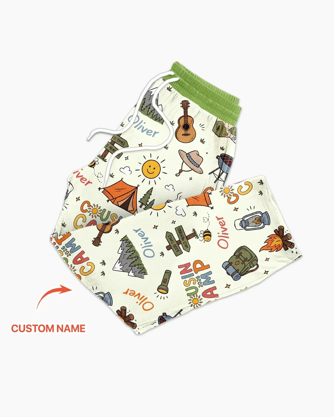 Custom Name Cousin Camp 2026 Bamboo Men's Pajama Set