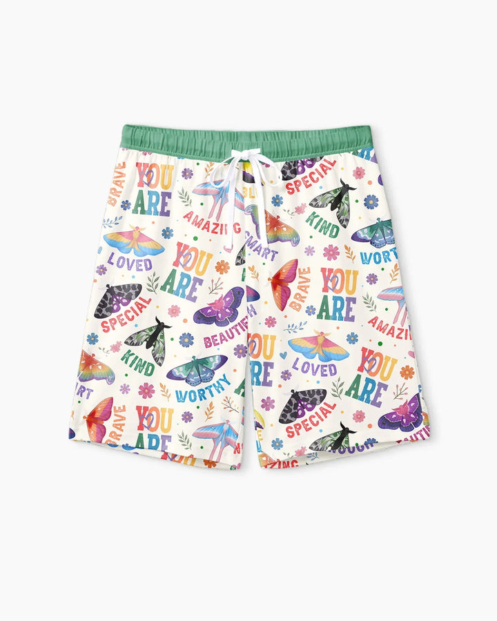 Proud Wings Family Matching Bamboo Men Short Sleeve Short Pajama Set