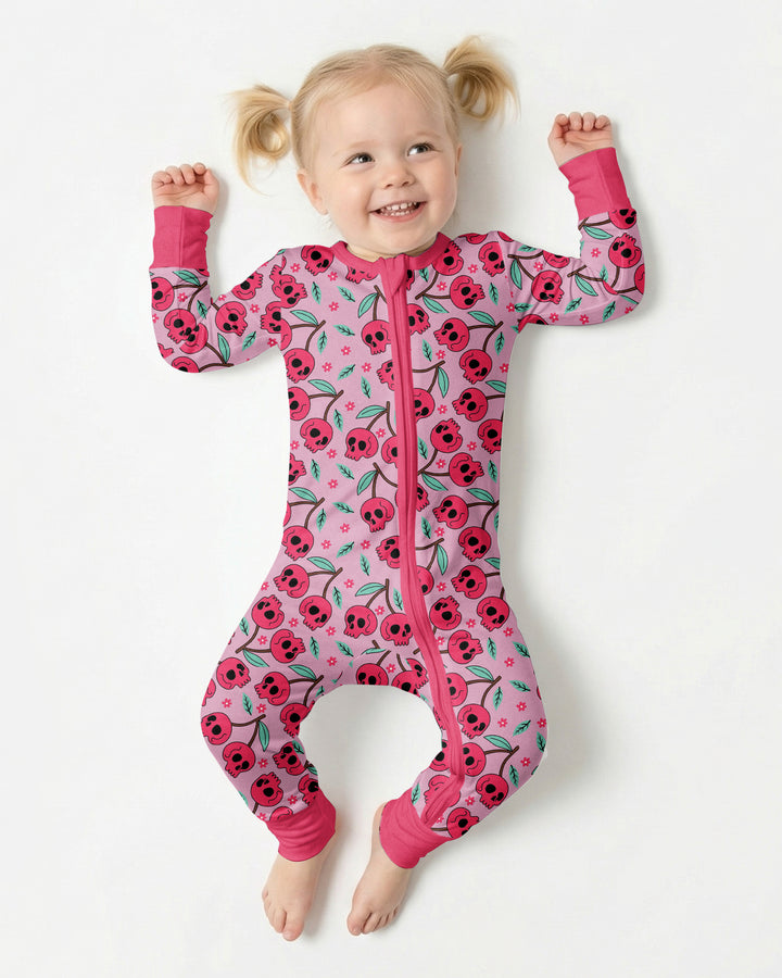 Halloween Cherry Skull Bamboo Convertible Zippy