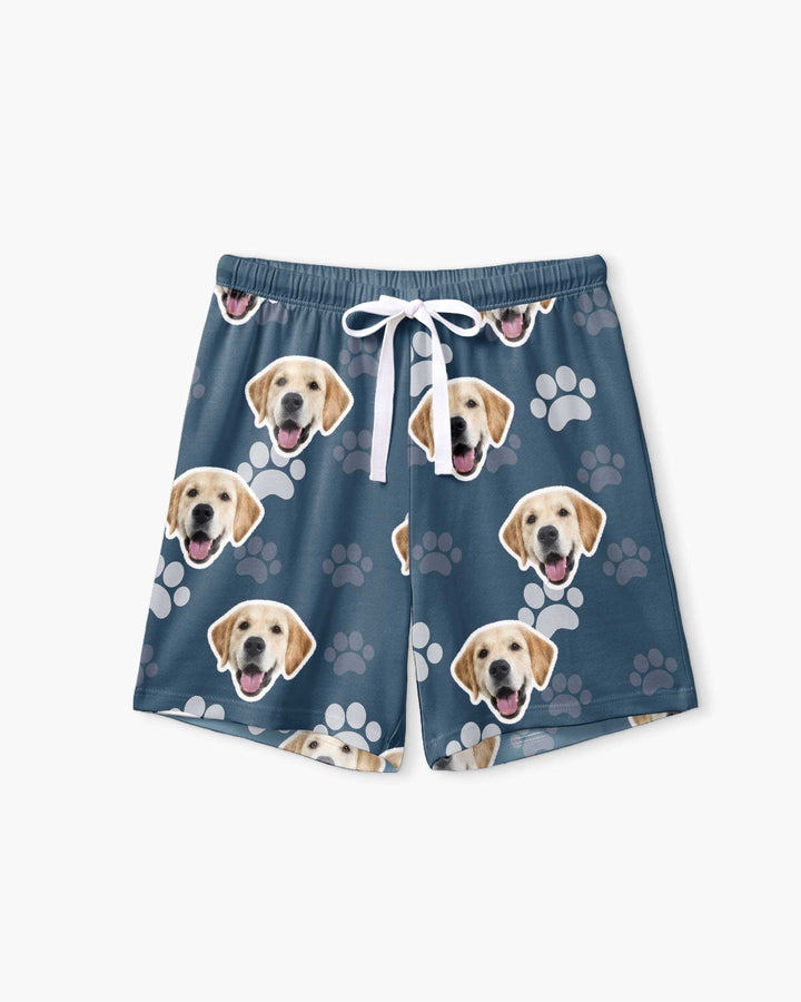 Personalized Dog & Cat Photo Bamboo Women Short Sleeve Short Pajama Set