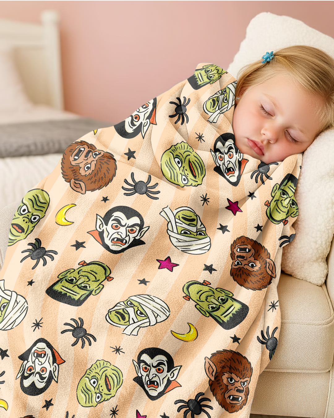 Creepy Crew Family Matching Bamboo Blanket