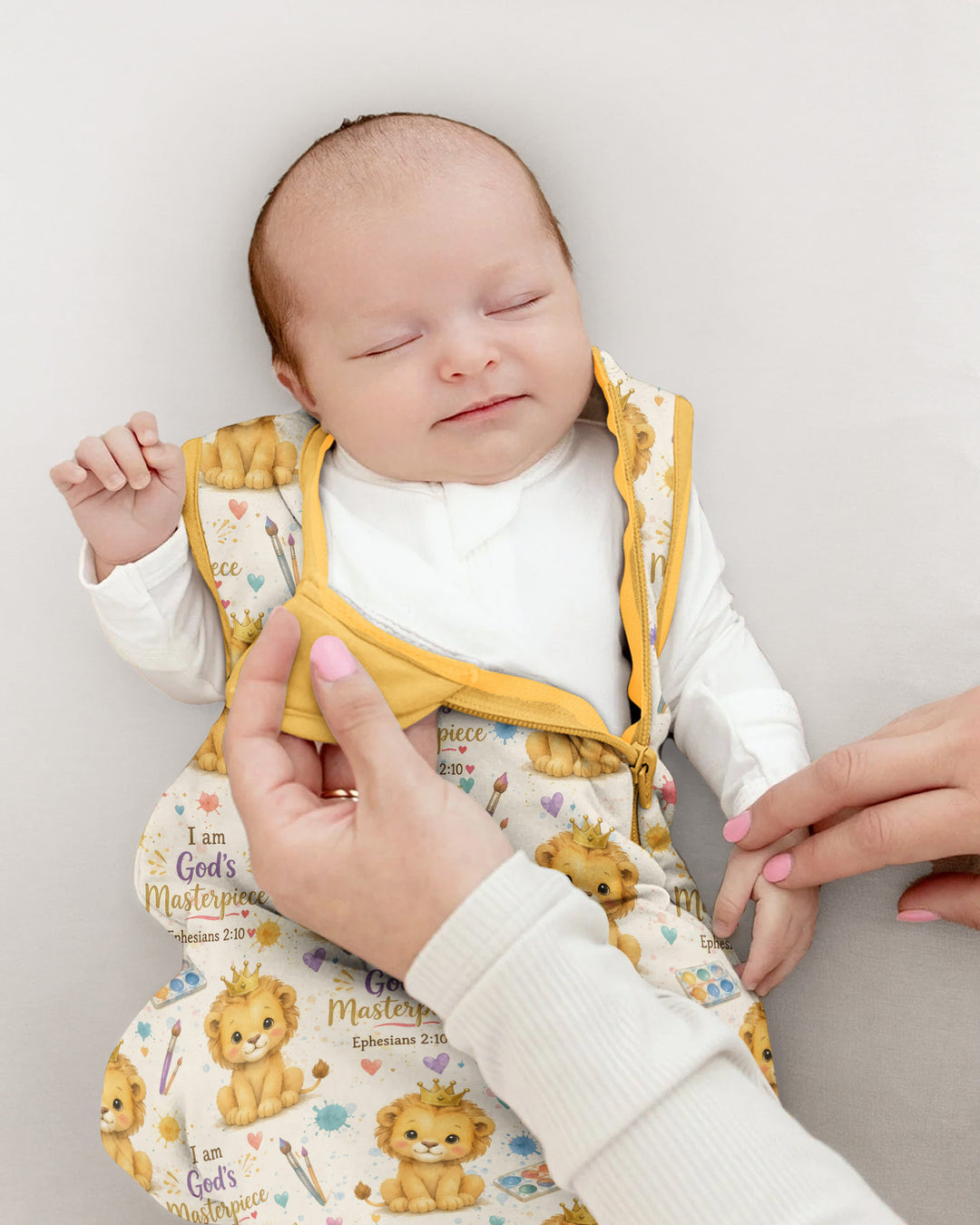 I Am God's Masterpiece Bamboo Sleep Bag