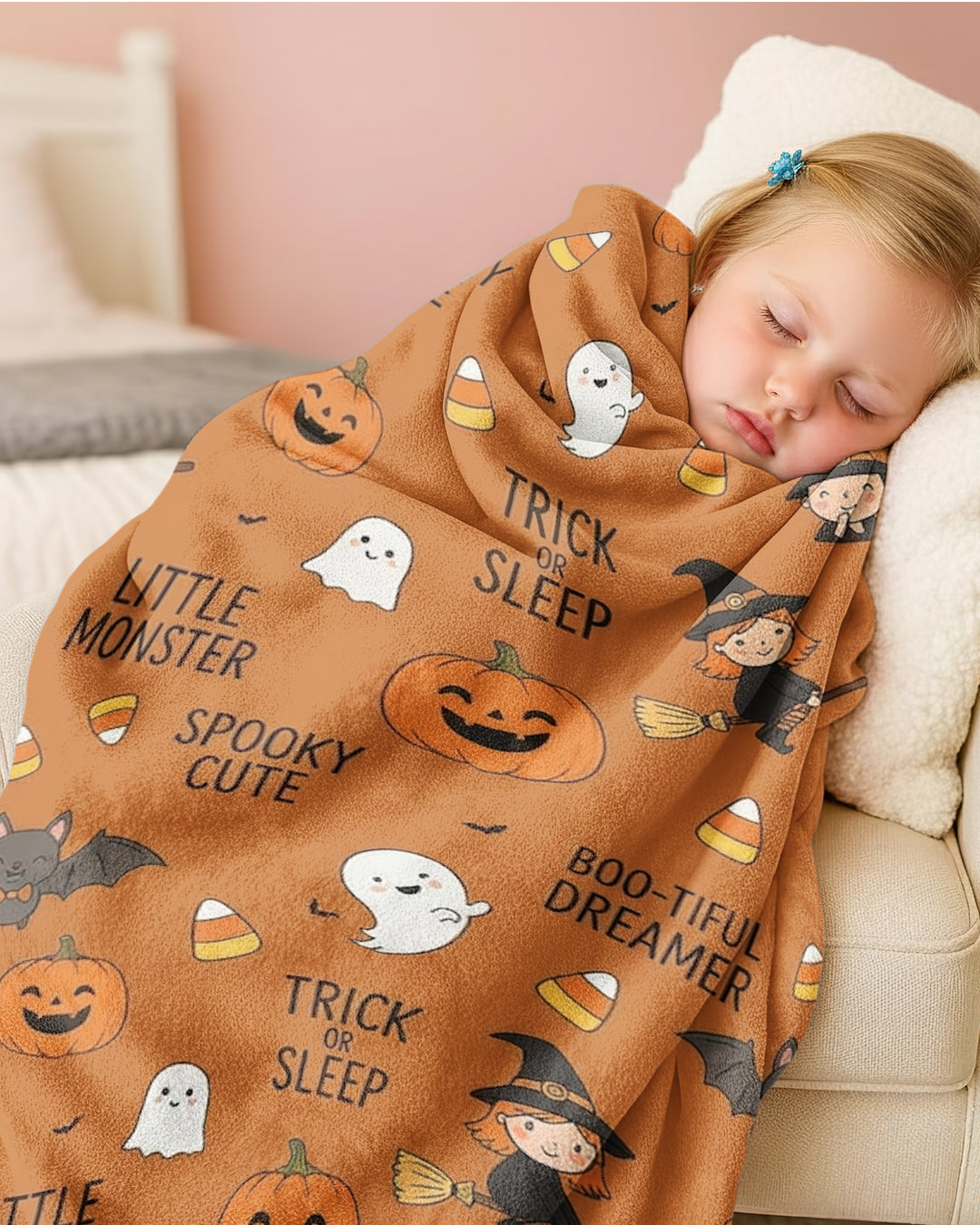 Spooky Cute Dreamer Bamboo Blanket