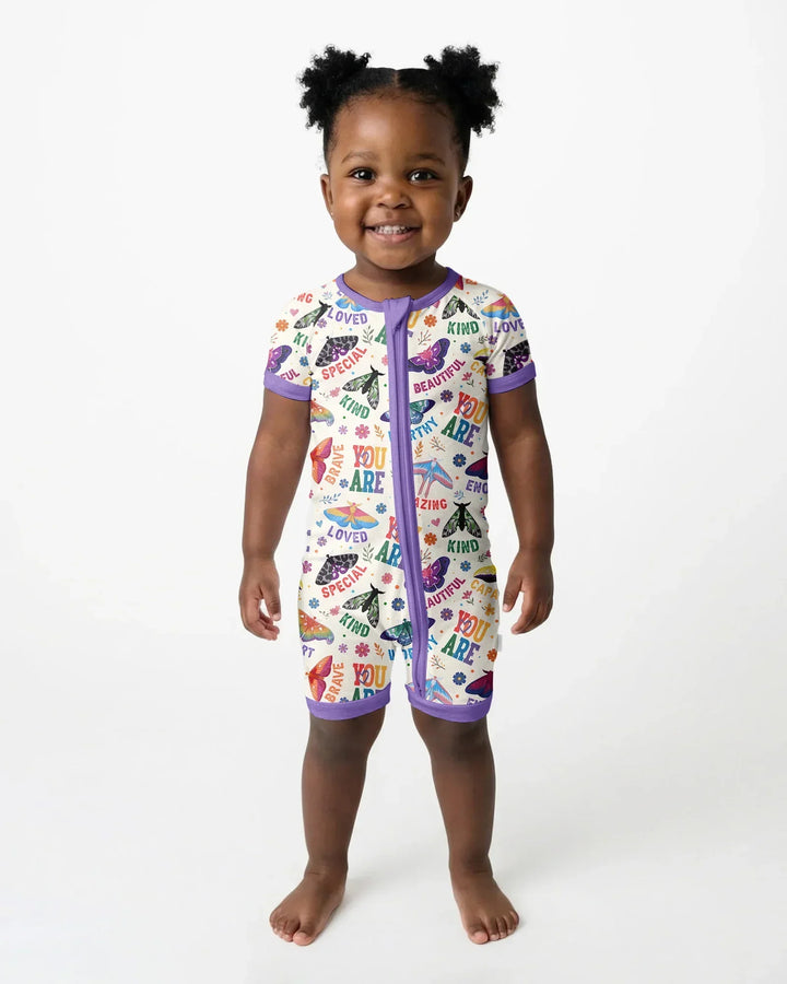 Proud Wings Family Matching Bamboo Shorty Zippy