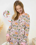 Kitten Garden Family Matching Bamboo Women Pajama Set