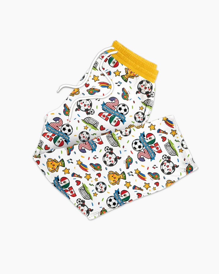 Soccer Fever 2026 Family Matching Bamboo Men's Pajama Set