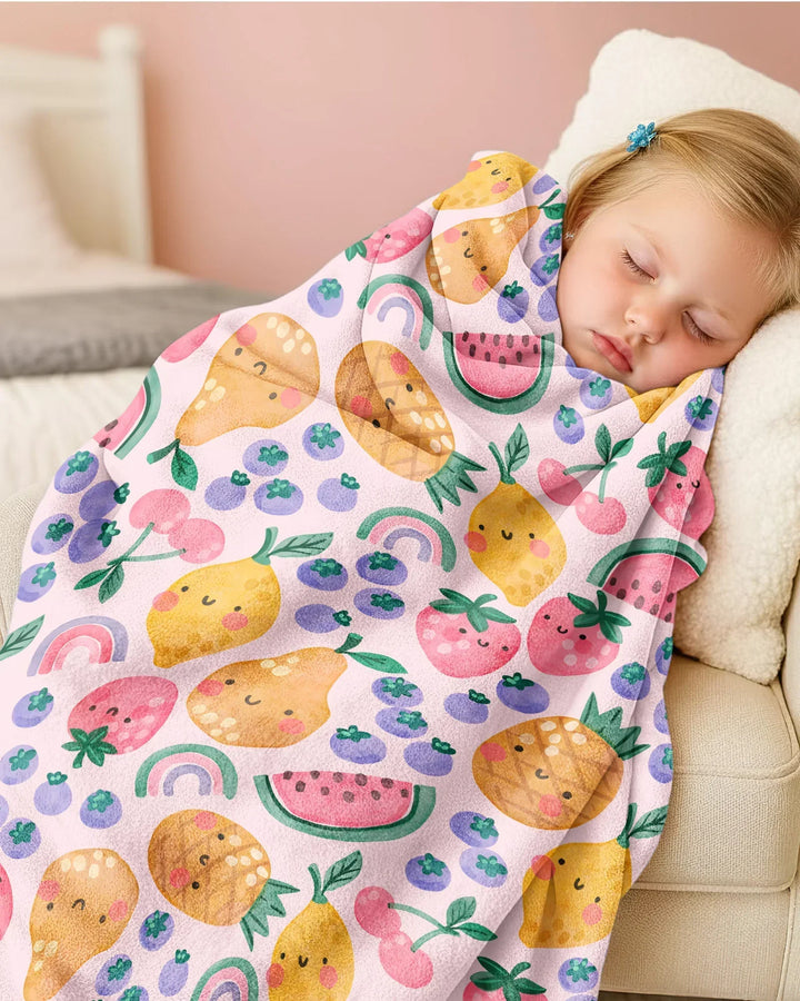 Fruitie Cuties Family Matching Bamboo Blanket