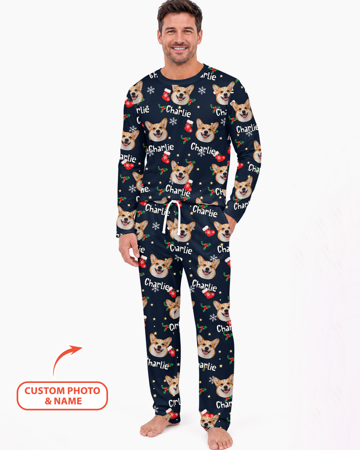 My Furry Christmas Bamboo Men's Pajama Set