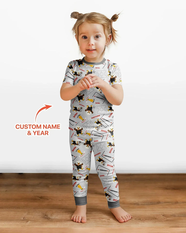 My First World Cup Bamboo Two Piece Short Sleeve Pajama Set