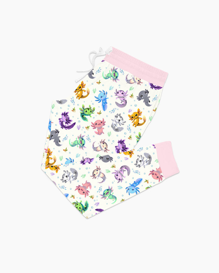 I Love You Axolotl Bamboo Women Pajama Set