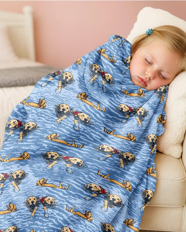 It's Lake Time Bamboo Blanket