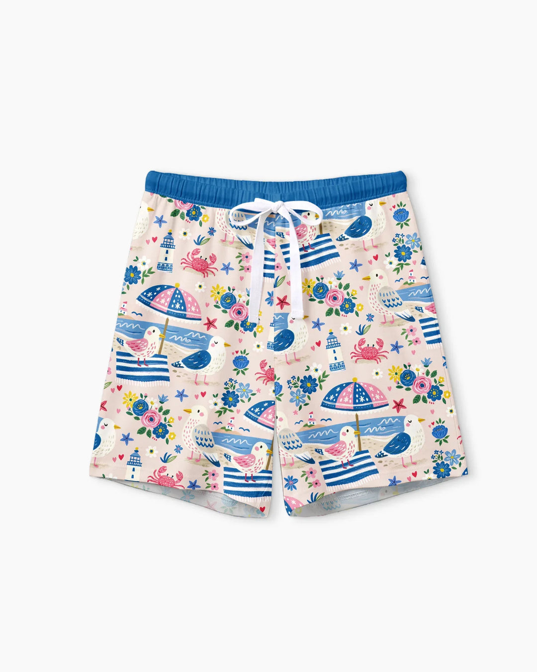 A Day At The Shore Bamboo Women Short Sleeve Short Pajama Set