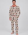 Funny Butt Christmas Squad Bamboo Men's Pajama Set