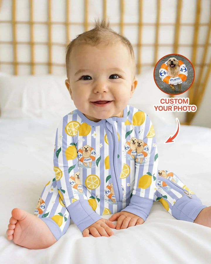 Custom Image Summer Lemon Bamboo Convertible Zippy