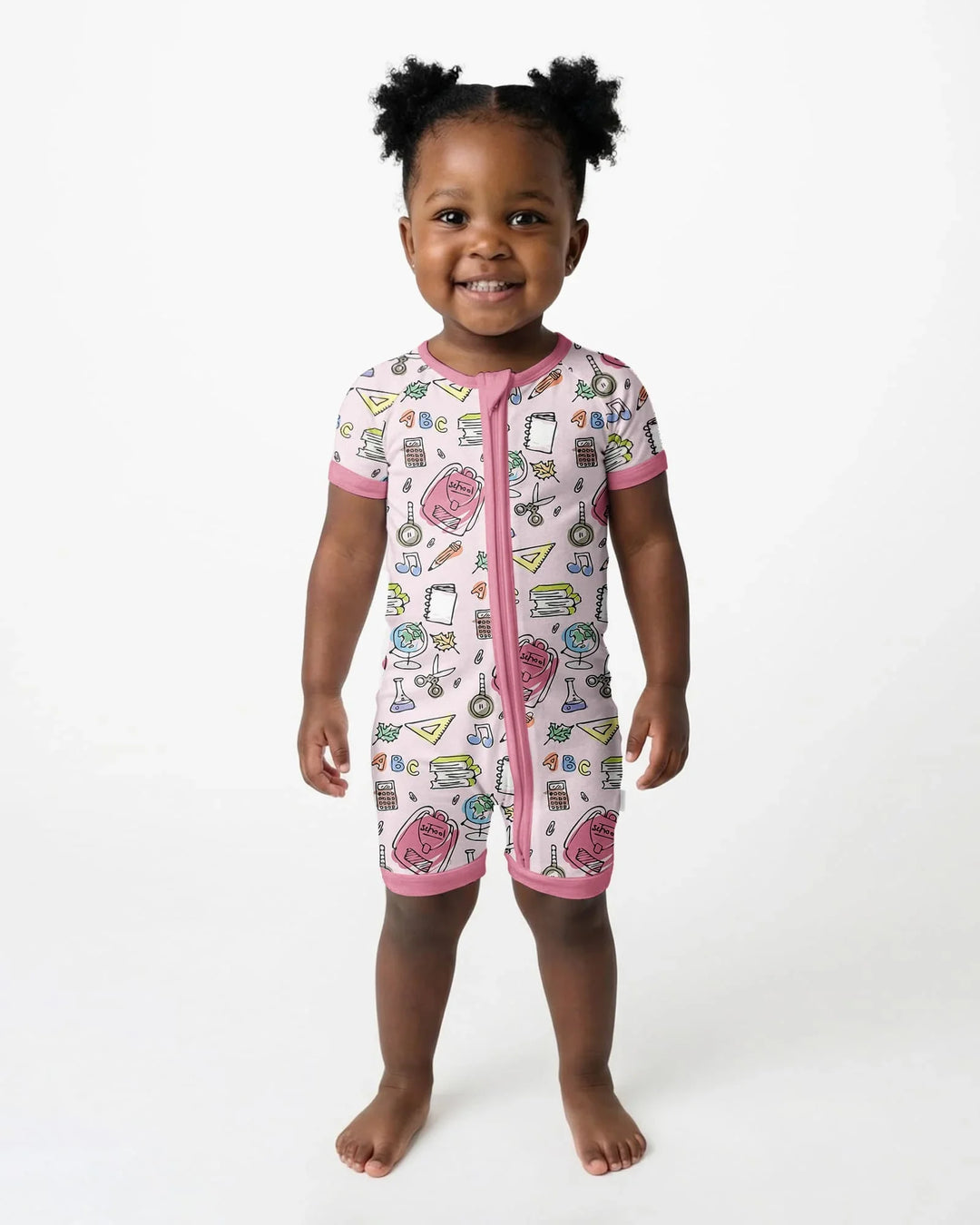 Doodle School Days Bamboo Shorty Zippy