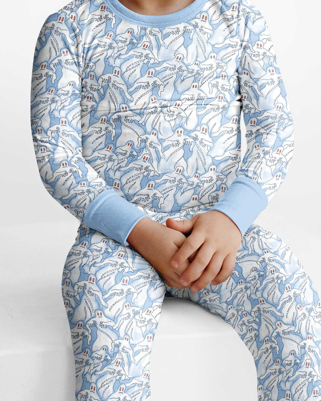 Ghostly Threads Bamboo Two Piece Long Sleeve Pajama Set