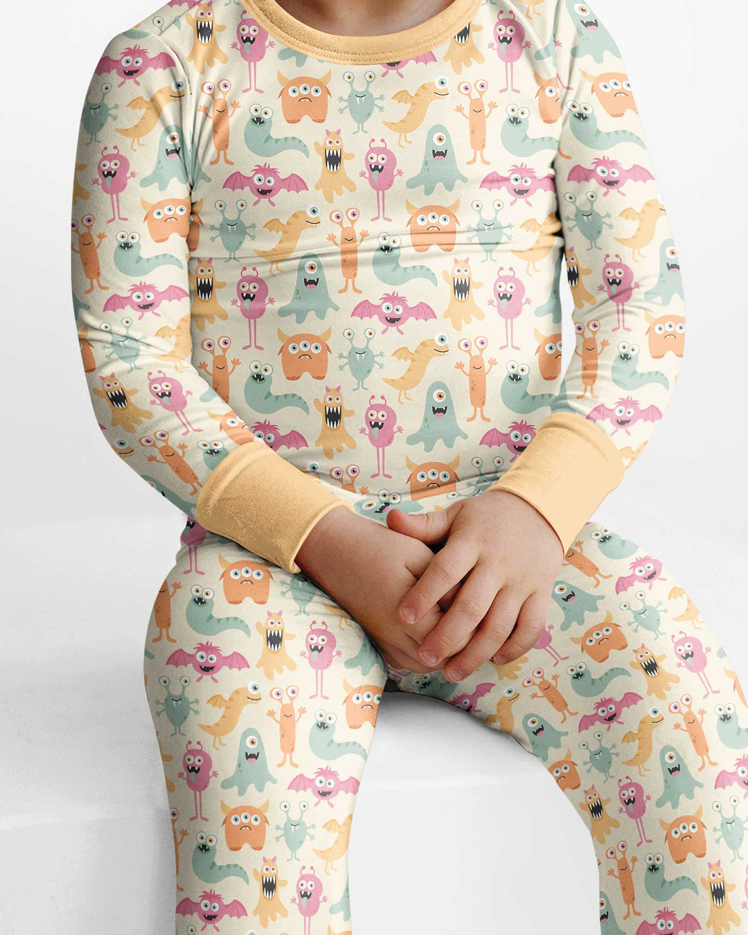 Monster Boo Bash Bamboo Two Piece Long Sleeve Pajama Set