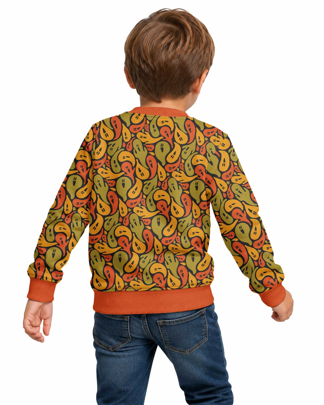 Retro Haunts & Happy Boos Bamboo Crewneck Sweatshirt