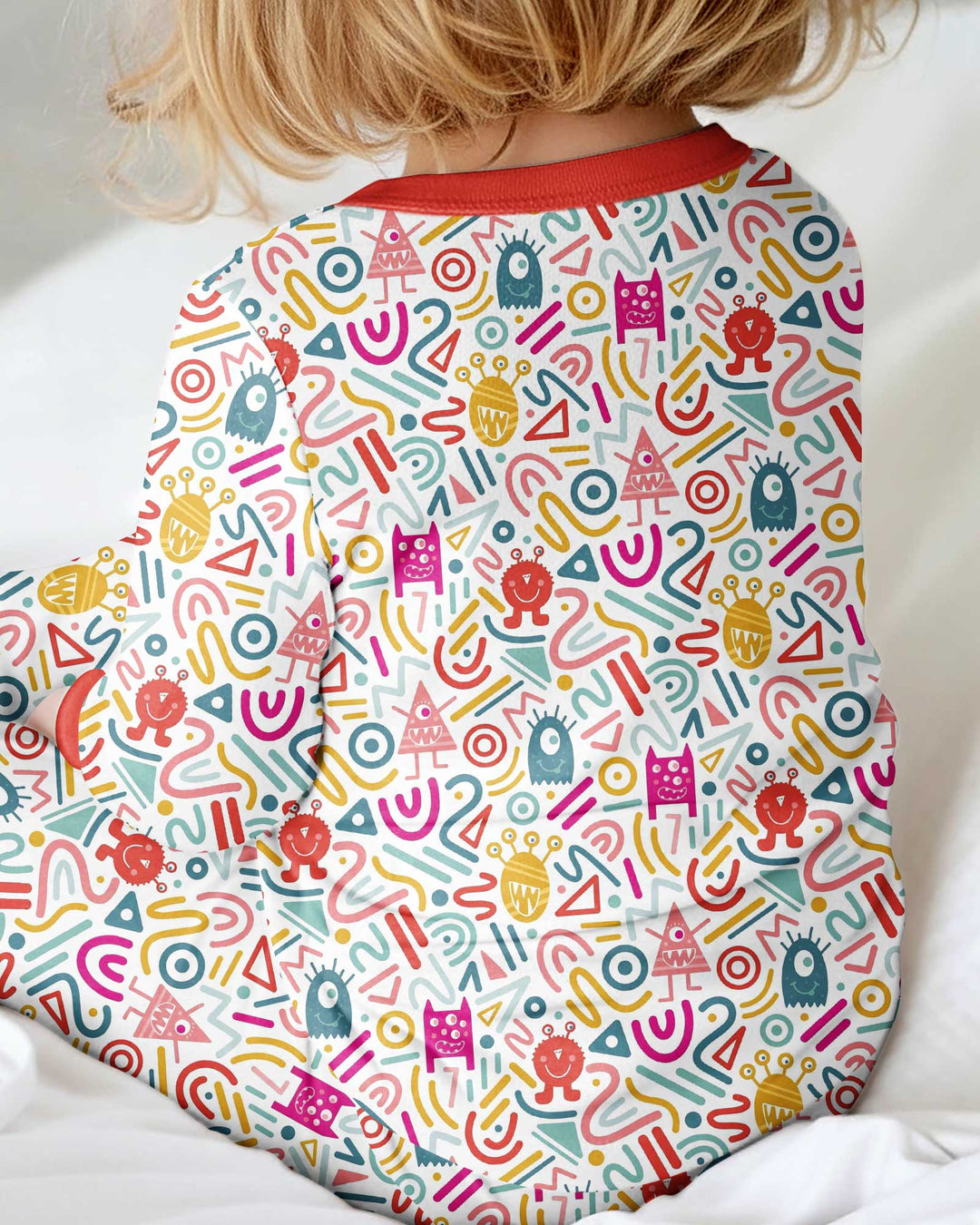 Rainbow Monster Party Bamboo Convertible Zippy