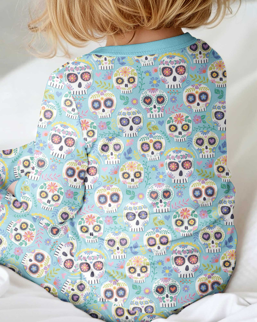 Floral Skull Bamboo Convertible Zippy