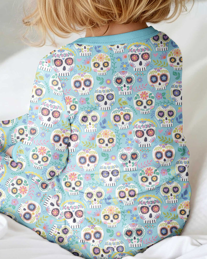 Floral Skull Bamboo Convertible Zippy