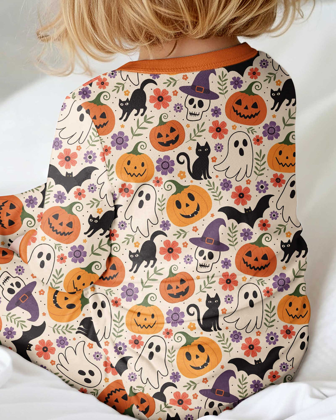 Spooky Halloween Floral Delight Bamboo Convertible Zippy