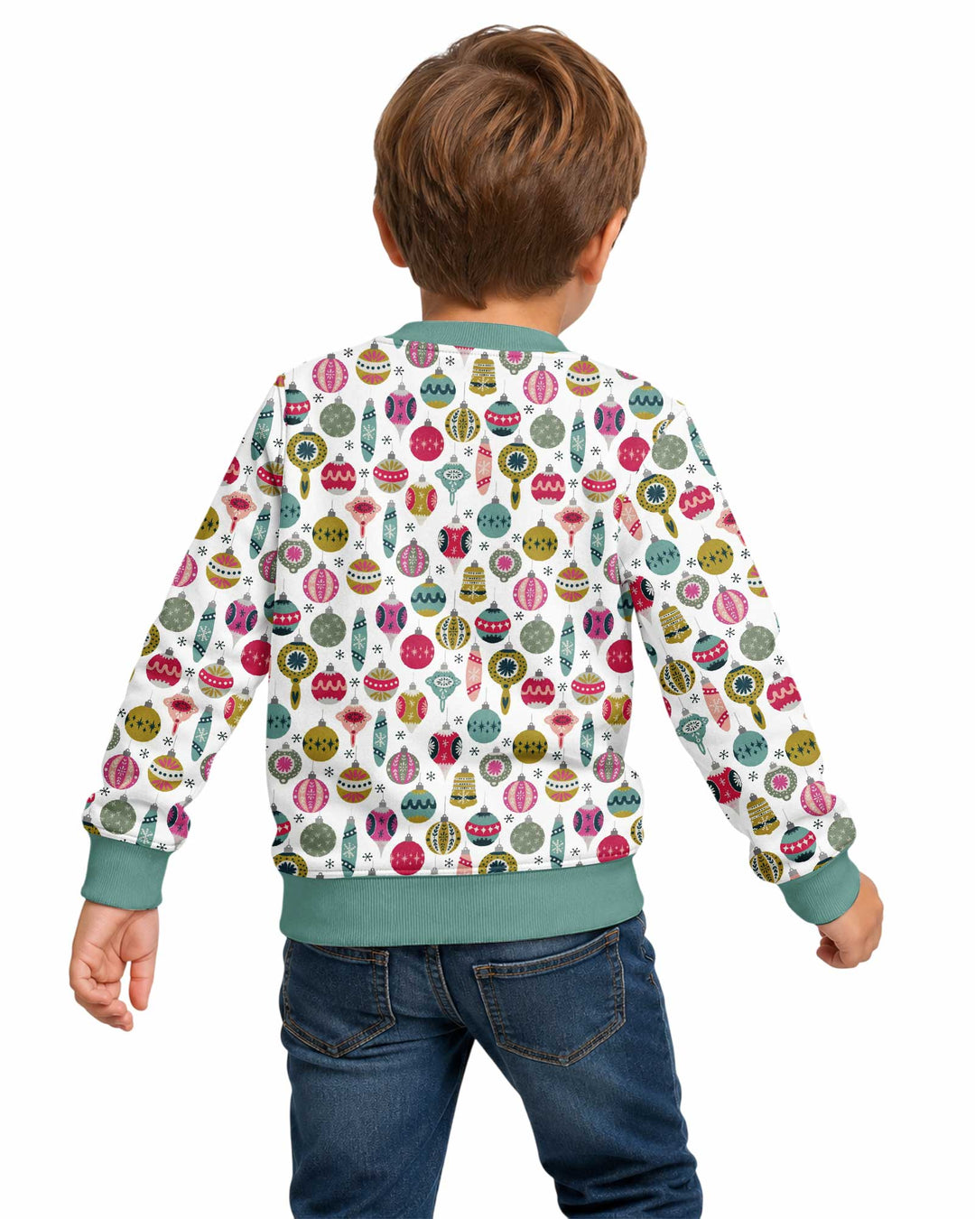 Tiny Christmas Ornaments Bamboo Crewneck Sweatshirt