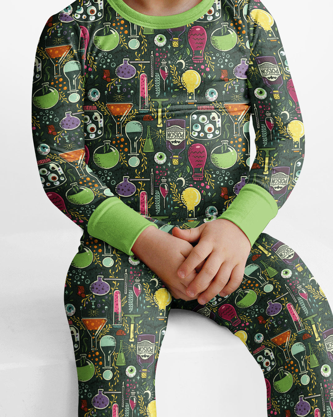 Mad Science Bamboo Two Piece Long Sleeve Pajama Set