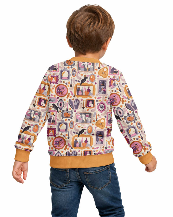 Spooky Portraits Bamboo Crewneck Sweatshirt