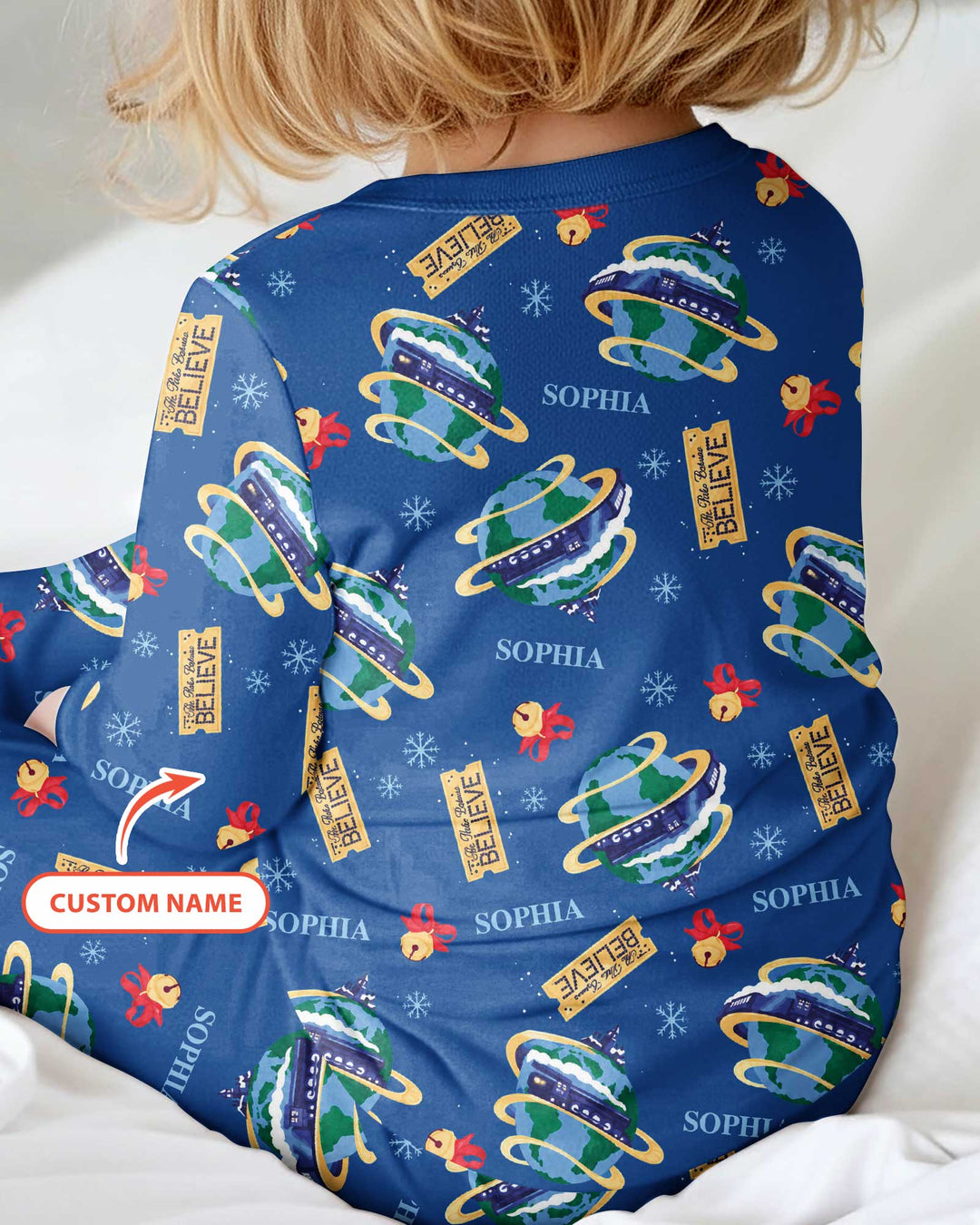 Custom Name Christmas Express Train Bamboo Convertible Zippy