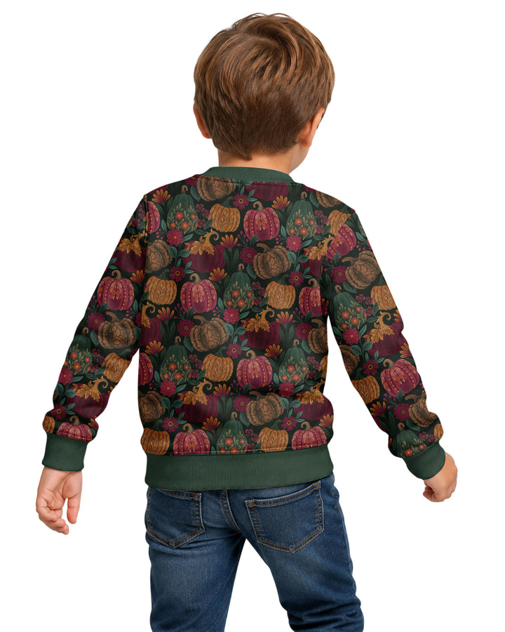 Velvet Pumpkins Bamboo Crewneck Sweatshirt
