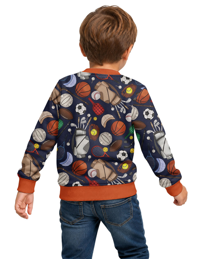Sports Equipment Bamboo Crewneck Sweatshirt