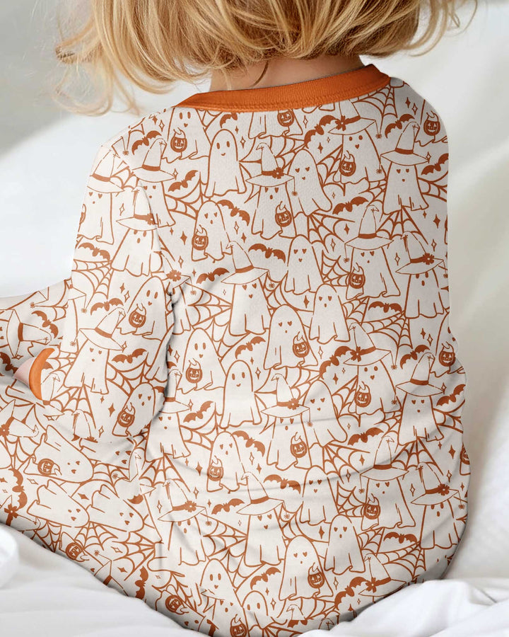 Boo Trick or Treat Ghosts Halloween Bamboo Convertible Zippy