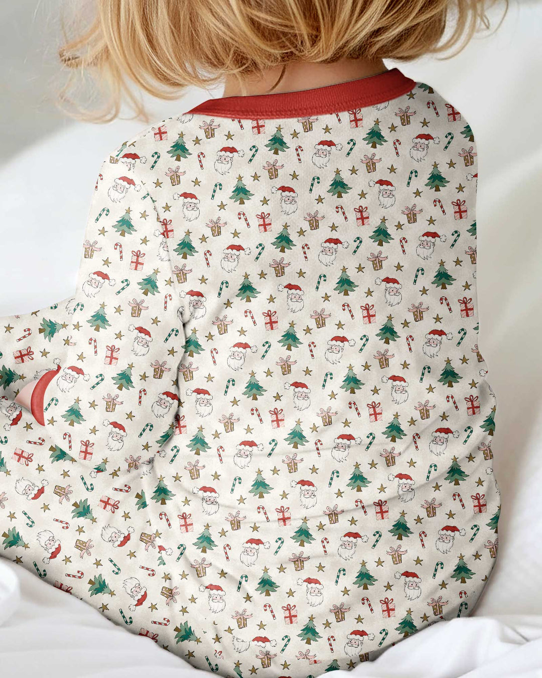 Snowy Santa Bamboo Convertible Zippy