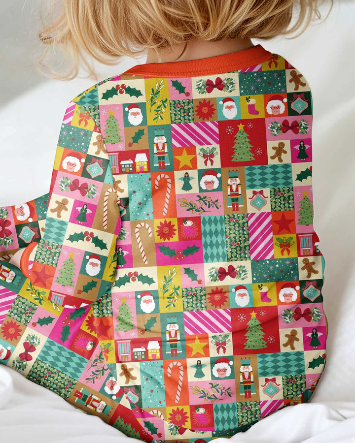 Maximalist Christmas Collage Bamboo Convertible Zippy