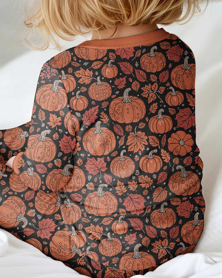 Retro Halloween Pumpkins Bamboo Convertible Zippy